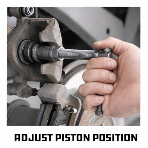 Powerbuilt Master Disc Brake Service Set, Vehicle Brake Caliper Wind Back Tool for Cars, Trucks, Piston Compression 30 Piece -648622 - style: 30 Piece