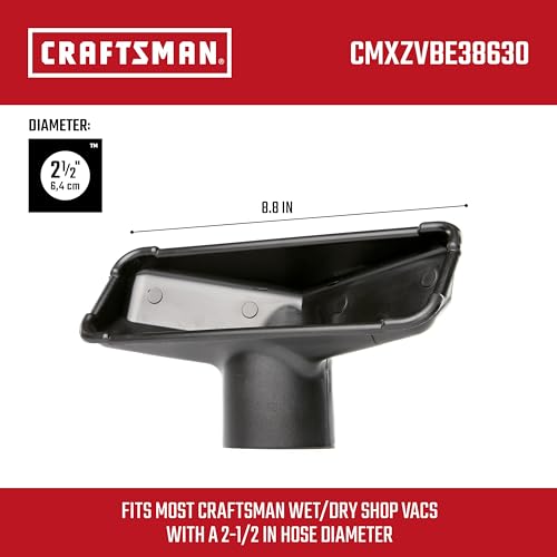 CRAFTSMAN CMXZVBE38630 2-1/2 in. Utility Nozzle Wet Dry Vac Attachment - style: Utility Nozzle