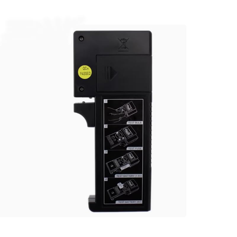 KOCKAFEJ Universal Battery Bulb and Fuse Tester 3 in 1 Batteries Checker for 1.5V 9V and Auto Household Bulbs and Fuses