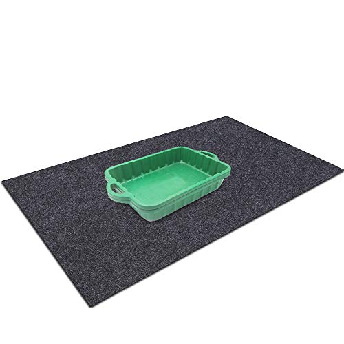 Oil Spill Mat，Garage Floor Mat，36" x 72" Premium Absorbent Oil Pad – Protect Garage Shop Floor Surface，Absorb Materials，Anti-Slip and Waterproof Backing，Car Repair Mat，Washable - size: 36" x 72"
