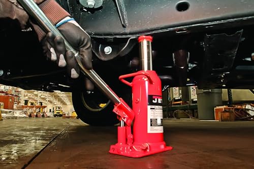 Jet 8-Ton Hydraulic Bottle Jack w/Handle (JHJ-8) - size: 8 Ton