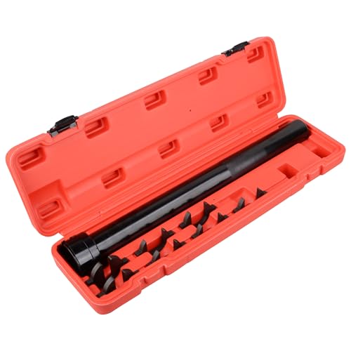 DAYUAN Inner Tie Rod Removal and Installation Tool with 7 Crowfoot Adapters | 14.6-36.5mm Adapter Sizes，45# Steel Construction，For Inner Tie Rod Removal & Installation，Quick Slide Collar，Storage Case