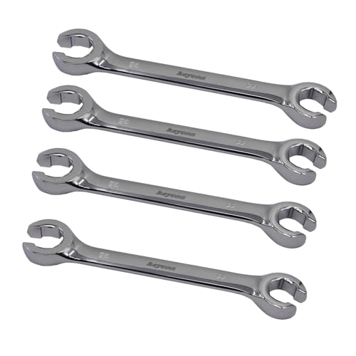 Flare Nut Wrench 22mm x 24mm Metric Double Open End for Removing Replacing Nuts, 1 Piece - size: 22mm x 24mm