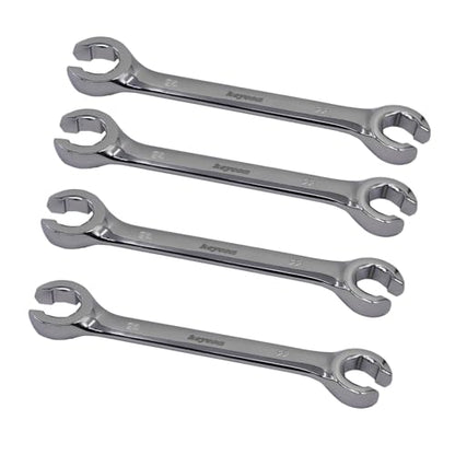 Flare Nut Wrench 22mm x 24mm Metric Double Open End for Removing Replacing Nuts, 1 Piece - size: 22mm x 24mm