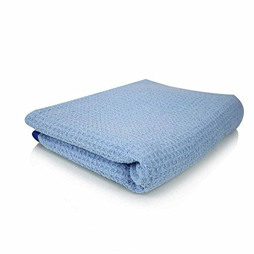 Chemical Guys Premium Waffle Weave Drying Towel, Light Blue, Large Detailing Towel (36"x 25") Great for Larger Cars, Trucks, SUVs, RVs & More - color: Light Blue, size: 25"x 36"