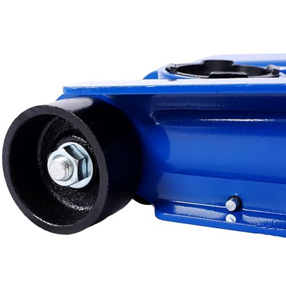 2.5 Ton Low Profile, Heavy-Duty Steel Racing Floor Jack with Single Piston Lift Pump, Lifting Range 3.5"-14.50" - color: Blue, size: 2.5T Dual Pump 3.5"-14.50"