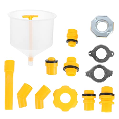 PRETYZOOM 1Set Spill Coolant Filling Funnel Kit for Cars Radiator Tool with Fluid Stopper Compatible with Domestic and Import Vehicles for Engine