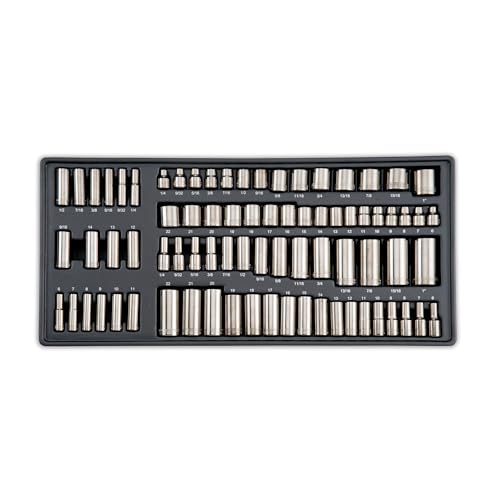 CRAFTSMAN OVERDRIVE 284-Piece Gunmetal Chrome Mechanics Tool Set, Standard SAE/Metric Socket Set, with Hard Case (CMMT99284)