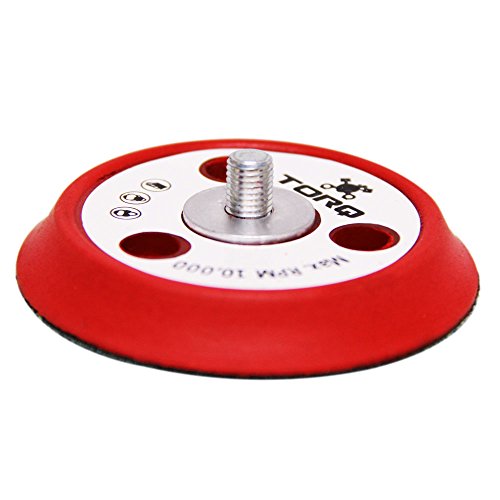 Chemical Guys, TORQ R5 Dual-Action Backing Plate, Hyper Flex, Red, 3 in | Flexible 3 in backing plate pairs small pads with dual-action polishers for spot correction and tight areas - size: 3 Inch Dual Action