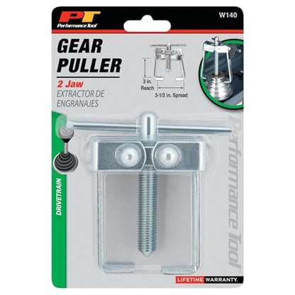 Performance Tool W140 2-Jaw Gear Puller, 3-1/2 - style: 2 Jaw | 3" Reach | 3.5" Spread