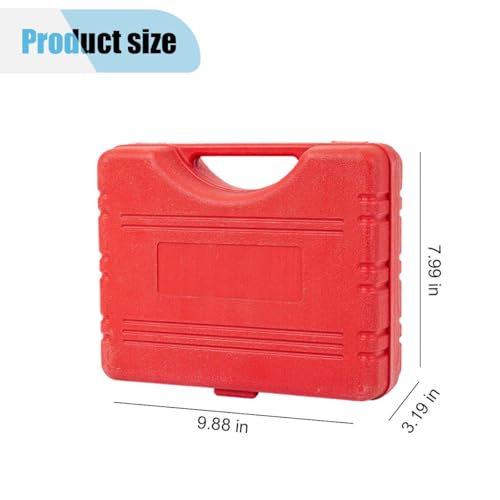 LAINLOY 2 in 1 Brake Bleeder Kit, Brake and Clutch Bleeding System, Brake Fluid Bleeder Kit with Adapters, Handheld Vacuum Pump, Protected Case, Car Vacuum Pump Test Set for Most Cars