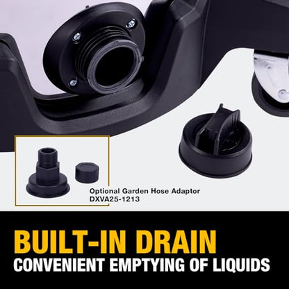DEWALT 10 Gallon STEALTHSONIC Wet Dry Vacuum, DXV10S-QT Newest Noise Reduction Shop Vac, Ultra Quiet Shop Vacuum Wet and Dry for Home, Garage, Car, Workshop, Stainless Steel Tank, 5 Peak HP