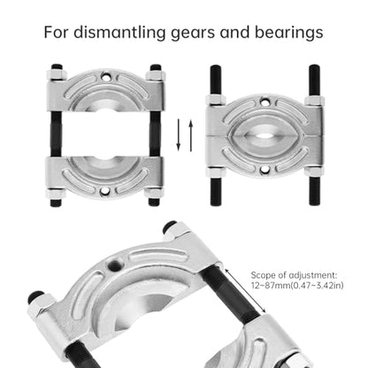 ChgImposs Heavy Duty Bearing Puller with 1/2in to 4-5/8in Jaw for Gear Pinion/Wheel Hub/Bearing Separator, Chrome-Plated Steel Splitter Tool - size: 1/2in to 4-5/8in