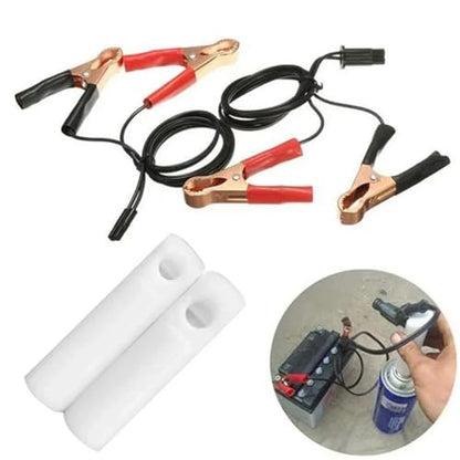 Auto Car Fuel Cleaning Injector Flush Cleaner Wash Adapter Cleaning Tool Set Nozzle DIY Kit Cleaning Tool Kit Set Car Wash Tools(Green) - color: Green
