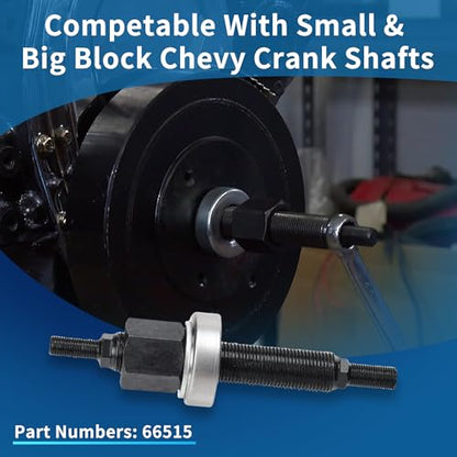 66515 Harmonic Balancer Installation Tool Compatible with Chevy SBC BBC Cranks