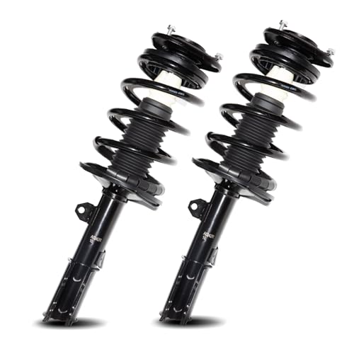 TRIL GEAR Front Struts Assembly w/Coil Spring 172116 172117 Set of 2 | Shock Absorbers Compatible with 2003-2008 Toyota Matrix & Pontiac Vibe