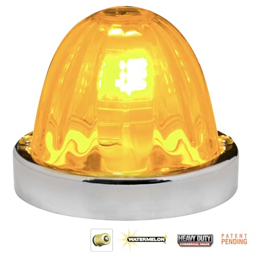 GG Grand General 92421 Light Amber Watermelon Plus Glass Lens Kit for 1156 Bulb (Bulb not Included) - color: Light Amber, style: 1156 Bulb Base