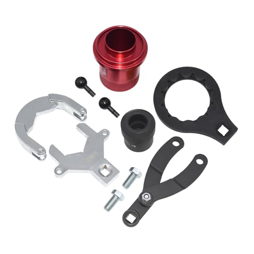 Rear Drive Axle Differential Installer Remover Tool Kit | Compatible with BMW E70 E90 E91 E92 X3 X5 X6 RWD 4WD, Replace 335040 335050 335060 335080 230020, with Carrying Case & Gloves - size: 10pcs