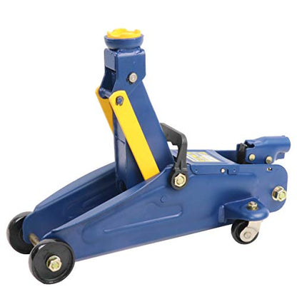 Stronghold 2-Ton Trolley Jack – Heavy-Duty Hydraulic Floor Jack with Safety Valve - 5-1/8" to 12-3/4" Lift Range - Steel Construction - Meets ASME/PASE Standards
