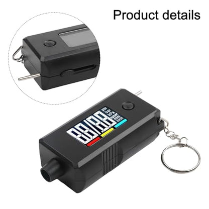 2 in 1 Digital Tire Pressure Gauge and Tread Depth Gauge for Cars, Trucks, SUVs, RVs & Motorcycles — Measures up to 120 PSI and 15 mm, Backlit LCD, Data Hold, Auto Off, Compact Metal Probe Design