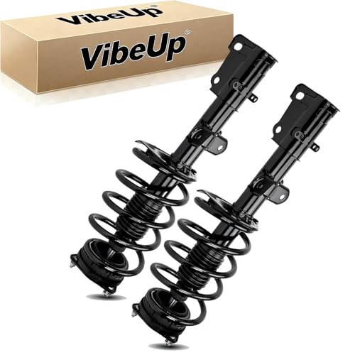 VibeUp 171128L 171128R Front Struts Shocks w/Coil Springs for 2008-2019 Dodge Grand Caravan (Exc. RT/GT), for 2008-2016 Chrysler Town & Country (Exc. S) - size: Front, style: for Dodge Grand Caravan 08-19, Chrysler Town Country 08-16
