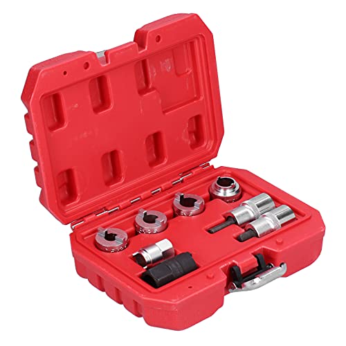 Suspension Strut Nut Socket Set Durable 8 Piece Car Repair Tool Kit for Shock Absorber Strut Removal and Assembly Suitable for Most Vehicles Including MK2