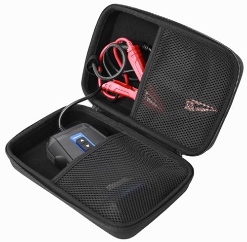 Protective Travel Carrying Case Compatible With Car Battery Tester 12V 24V 100-2000CCA Lead-Acid TOPDON BT300P BT200 Alternator Tester(Only Case)