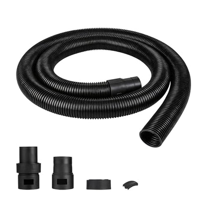 Shop-Vac 9050333 Vacuum Hose for Standard or Locking Inlets, 8-Foot x 2.5 Inch Diameter, Prevents Clogging With Bulky Debris, (1-Pack)
