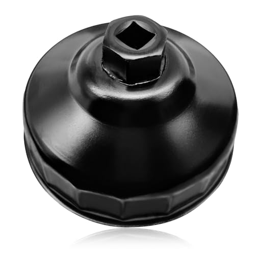 86mm 16 Flutes Oil Filter Wrench - Steel Socket Kit Compatible With BM and V0LV - Housing Caps Removal Tool