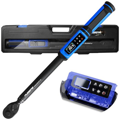 Digital Torque Wrench 1/2" Drive 3.8-250.8FT.LB (5-340Nm),Electronic Torque Wrench ±1% High Accuracy,5 Units LCD with Buzzer & LED Alerts For Car Bike Moto Truck - size: 1/2" 3.8-250.8 FT.LB