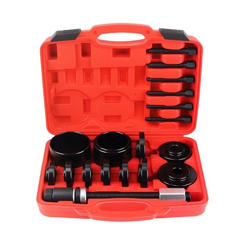 maXpeedingrods 19pcs Front Wheel Drive Bearing Removal Installation Tool Kit, FWD Wheel Bearing Press Puller Service Tool Set, Automotive Wheel Bearing Install/Remover Master Kit
