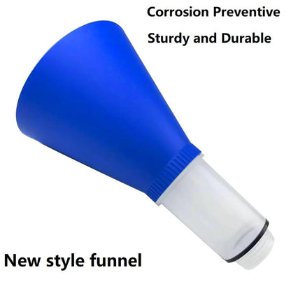 Locking Funnel for Toyota Lexus Scion, No-Spill Oil Change Tool Screws Directly into Filler, A Must Have for No Mess Oil Change