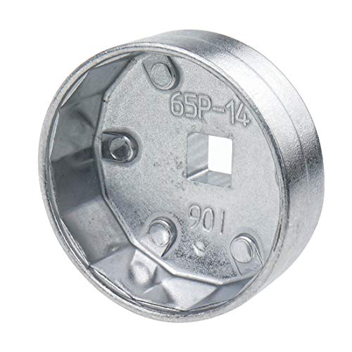 Oil Filter Cap Wrench 65mm Inner Dia Aluminum Alloy 14 Flute Wrench - size: Model 901