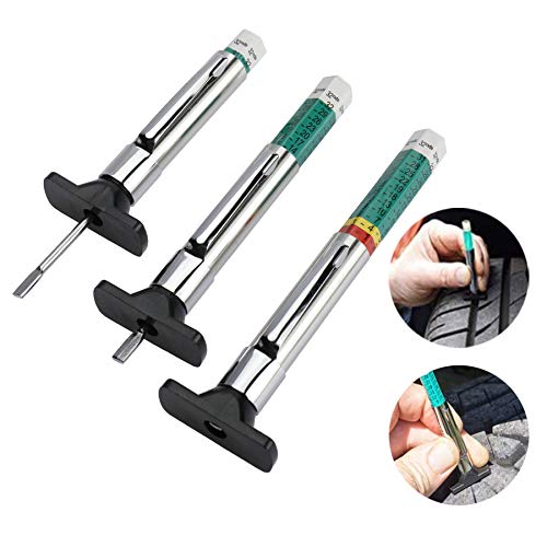 50 Pieces Tyre Tread Depth Gauge Color Coded Tire Tread Depth Accurate Measurement Tools