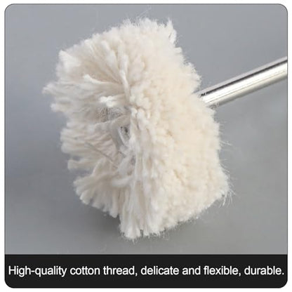 30pcs Cotton Polishing Buffing Wheel for Rotary Tool Polising Kit - Polishing Wheel or Silver Polish Wheel - Watch Polishing Kit - Jewelry Polishing Kit (Thread) - style: Thread