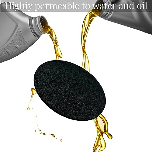 5 Pack 15'' Oil Drain Splash Pad, Oil Splash Pad for Car Changing Oil Transmission Drain Pan, Oil Change Splash Pad for Mechanics and Automotive Techs, Black - size: 5 PCS 15 IN