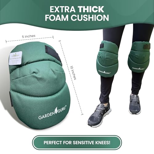 GARDEN GURU Cushioned Gardening Knee Pads with Adjustable Straps - Soft Inner Liner, Ultra Comfort Padding, Garden Kneelers for Yard Work, Household Chores, Roofing, and More - 1 Case (48 Pairs) - size: 48 Pack, style: Ultra Soft Cushion