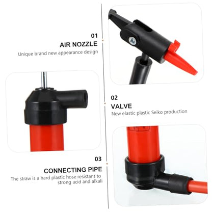 Zerodeko Manual Oil Transfer Pump Kit for Automotive Fluids Multi-Functional Siphon Hose Flexible Spout for Gas Oil Liquids