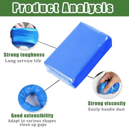 2 PCS Blue Car Clay Bar 100 g Auto Detailing Magic Clay Bars for Car Washing Cleaner