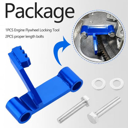 LS Flywheel Locking Tool Compatible with Engines Chevy LS1 LS2 LS3 LS6 LSX | for GM 1997 -2019 Rear-Wheel Drive V8 LS and LT Baised Engines,Cars and Trucks 4.8 5.3 5.7 6.0 6.2 7.0 Liter - color: Blue