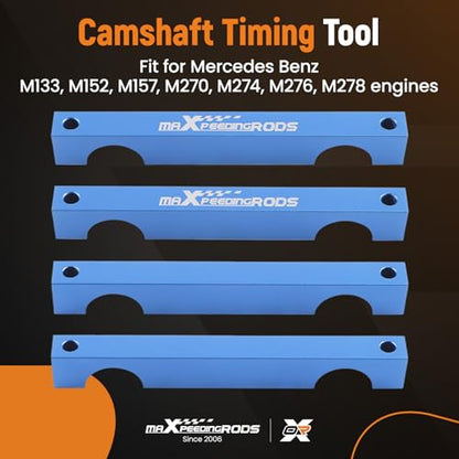 maXpeedingrods Engine Camshaft Alignment Locking Timing Tool Kit for Mercedes Benz M133 M152 M157 M270 M274 M276 M278, with T100 Camshaft Scoket Fuel Injector Puller - style: 7 Pcs
