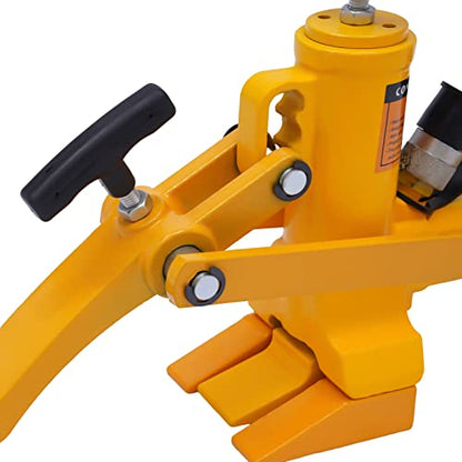 10000PSI Hydraulic Tire Bead Breaker & 70Mpa Hydraulic Foot Pump Kit, Heavy-Duty Steel Tire Change Repair Bead Breaker Tool with Air Hose for Farm, Tractors, Buses, Lawn Mowers, ATV