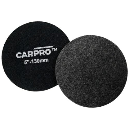CARPRO GlassCUT Glass Polishing Pad - Polish Glass Scratches Etching, Remove Waterspots, Correct and Clean Damaged Windshield & Window Glass - Aggressive Rayon Heavy Pad - 5" (1 Pack) - size: 5 inch (Pack of 1)