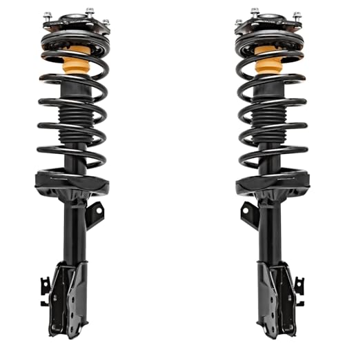 Detroit Axle - Front Struts with Coil Spring + Sway Bars End Link Replacement for 2001 2002 2003 2004 2005 2006 Mazda MPV - 4pc Set - size: 4QS47137/Shock Kit