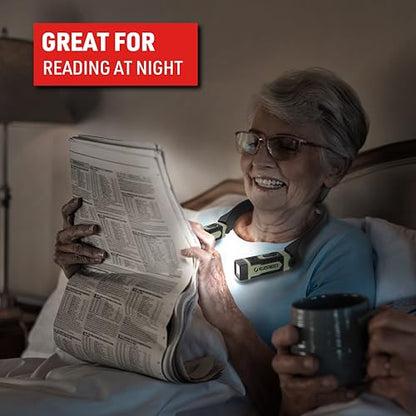 EZRED ANYWEAR Rechargeable Neck Light for Hands-Free Lighting, soft green - color: Soft Green