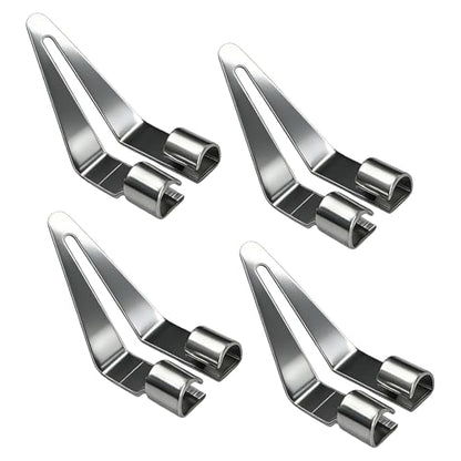 4PCS Plastic Welding Tips for Heat Guns, Stainless Steel Plastics Welder Smoothing Tip with 45° Elbow, Convenient and Compact, Plastic Welding Kit for Car Bumper Repair Kayaks, Car Accessories