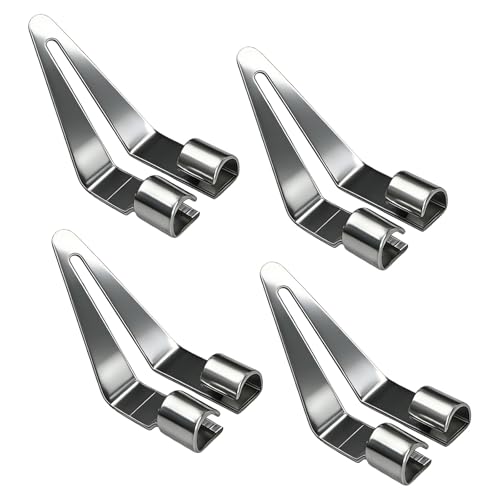 4PCS Plastic Welding Tips for Heat Guns, Stainless Steel Plastics Welder Smoothing Tip with 45° Elbow, Convenient and Compact, Plastic Welding Kit for Car Bumper Repair Kayaks, Car Accessories