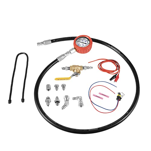 Hpop Test Tool High Pressure & Air Leak Test Gauge Tool Kit Fit for 1994-2007 Ford F250 F350 6.0L & 7.3L Powerstroke