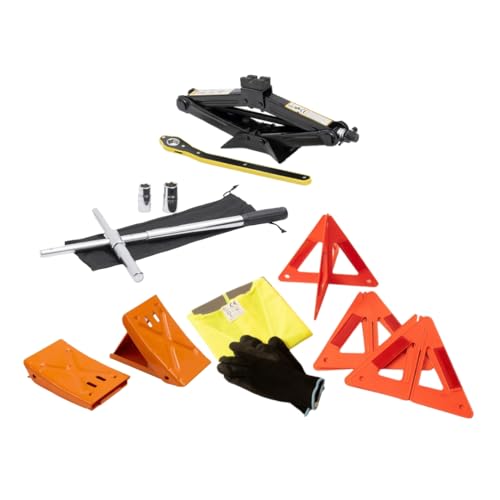 Modern Spare Tire Changing Ultra Kit for Mercedes CLA-Class – Proprietary Scissor Jack Design with Mercedes-Specific Jack Head & High-Leverage Cross-Wrench System for Easy Storage - style: Ultra Kit