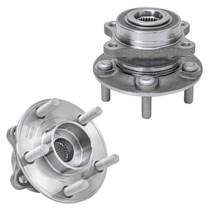 Detroit Axle - 2 Front Wheel Bearing Hubs for 2013-2020 Ford Fusion, Hub Bearing Lincoln MKZ Ford Police Responder SSV Plug-in Hybrid, Replacement Wheel Bearing and Hubs Assembly Set - style: 512498 x2/Pair